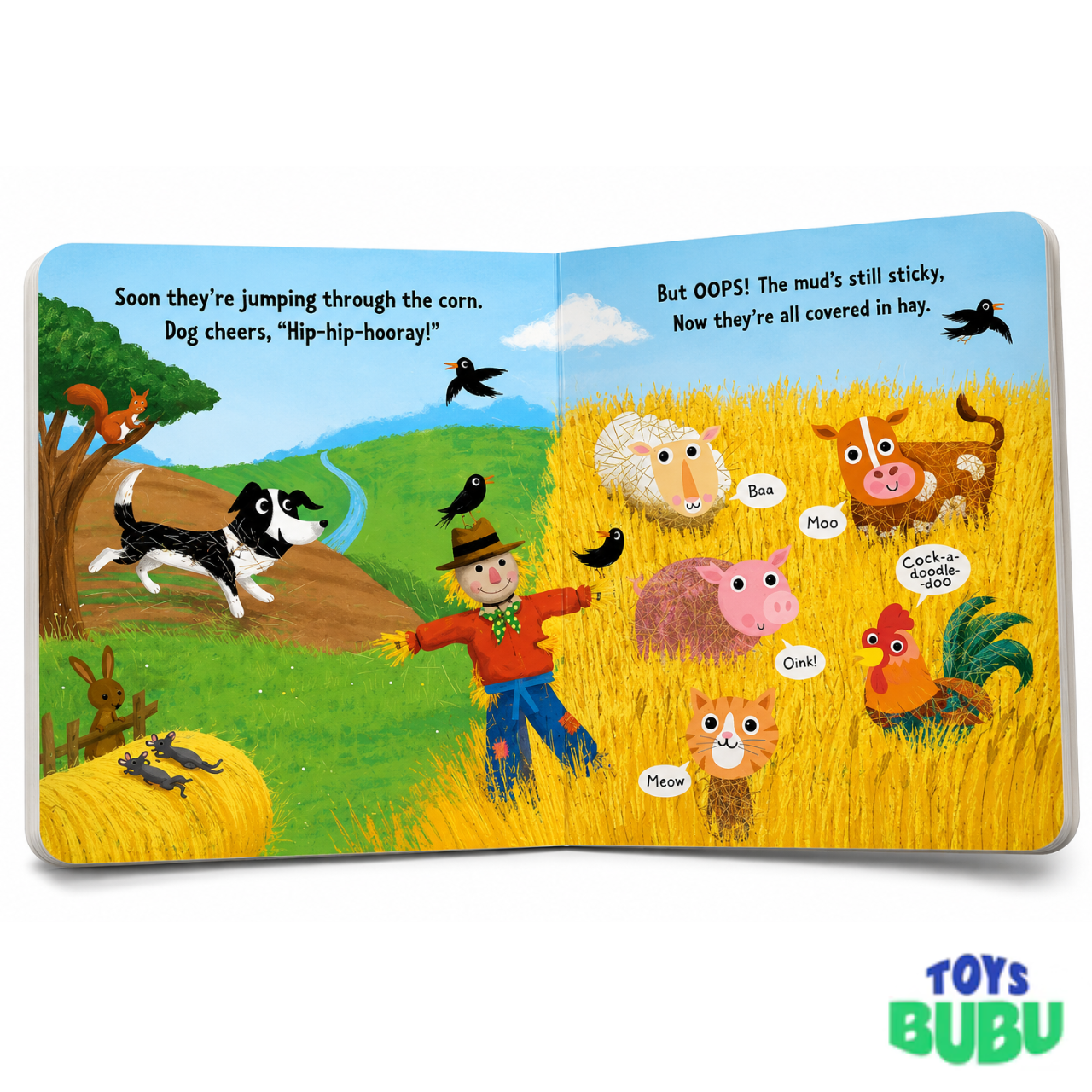 The Very Noisy Farm Squishy Sounds Board Book – Interactive Farm Animal Sound Book for Toddlers