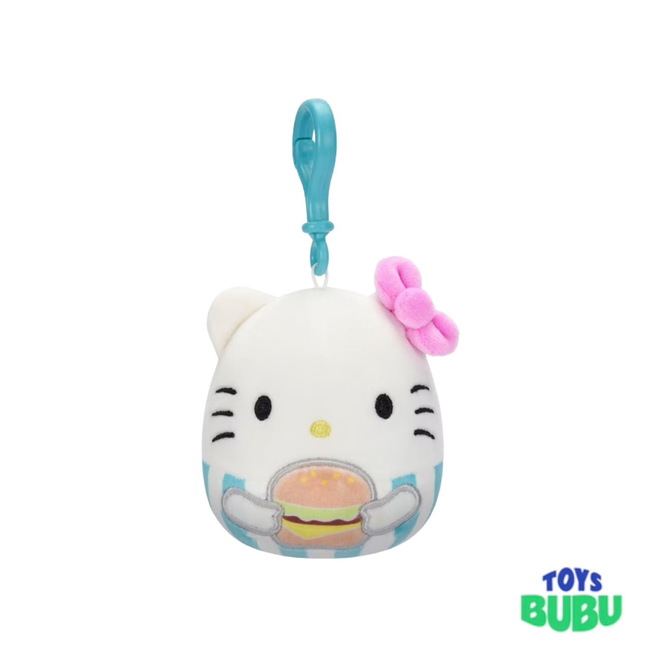 Sanrio Hello Kitty Food Truck Edition Squishmallow Plush Keychain 3.5" – Mini Clip-On Collectible