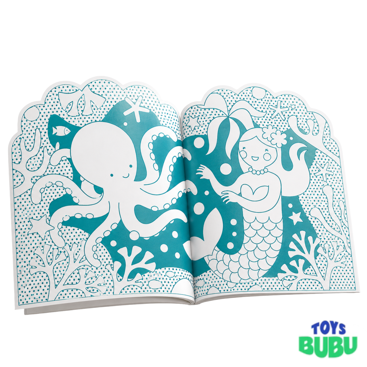 Mermaids Coloring Book with 100+ Stickers – Mermaid Activity Book for Kids