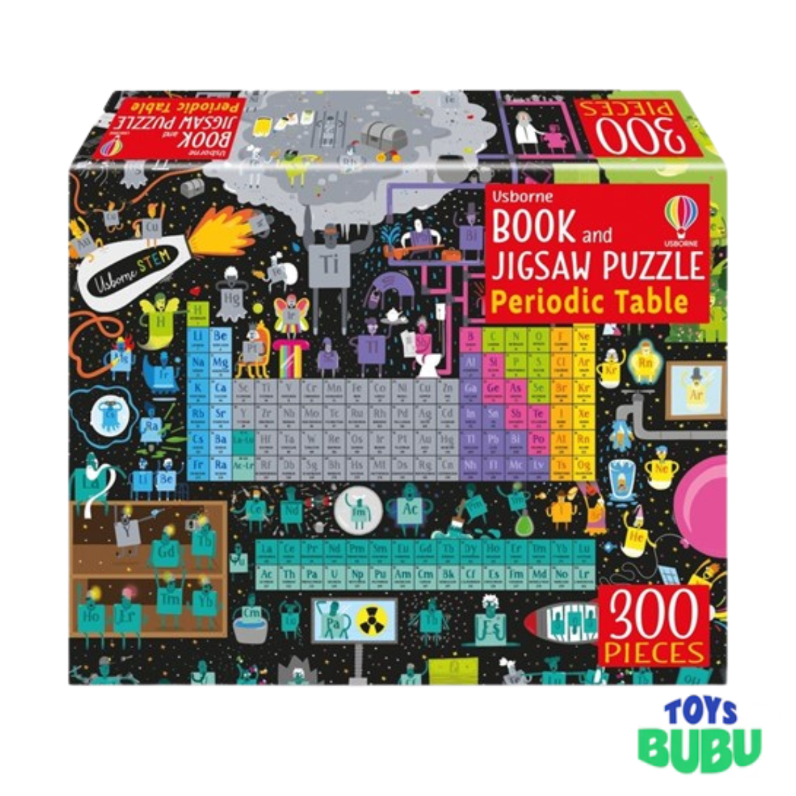 Usborne Periodic Table Book & Jigsaw Puzzle – STEM Learning Set for Kids