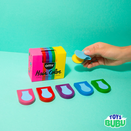 OMY Hair Chalk Multi Color – Washable Temporary Hair Color for Kids