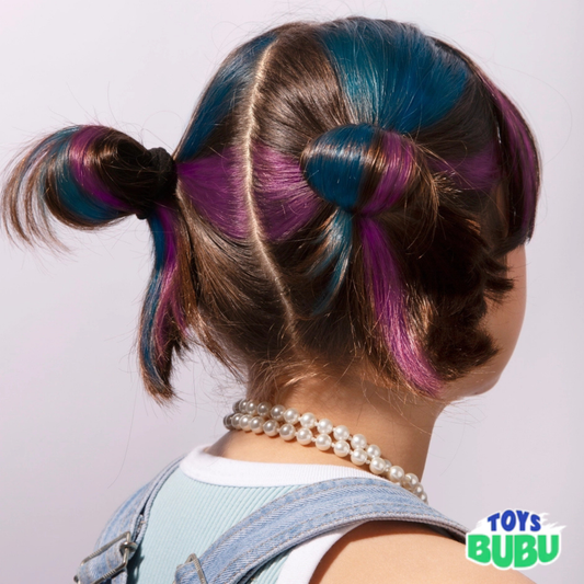 OMY Hair Chalk Multi Color – Washable Temporary Hair Color for Kids