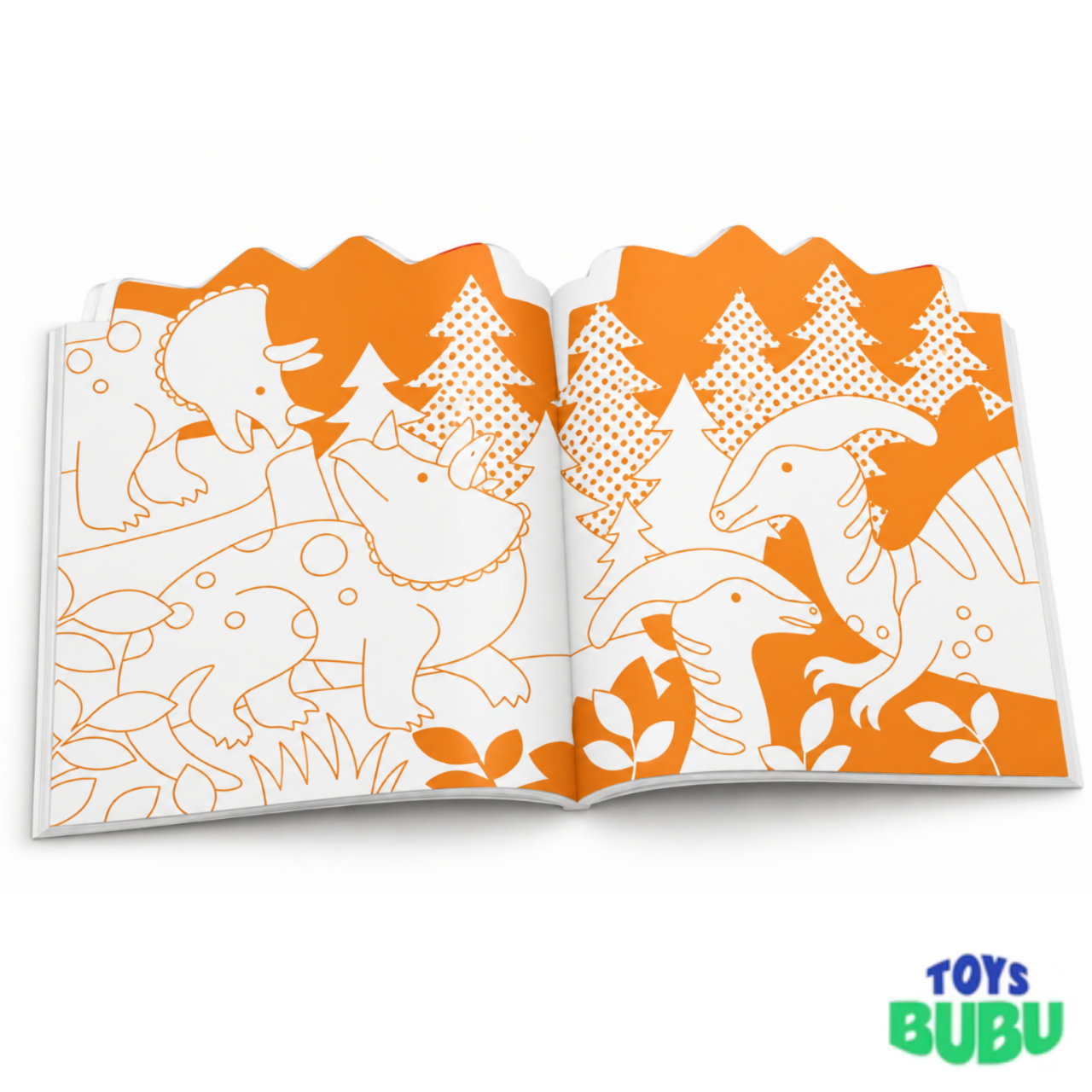 Dinosaur Coloring Book with Stickers - Fun Creative Activity Book for Kids