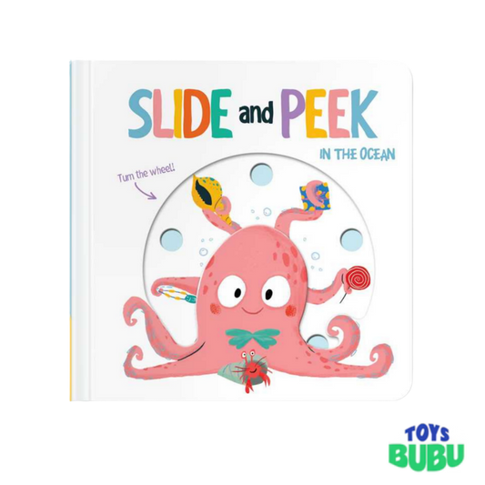 Slide and Peek In the Ocean By Little Genius Books - Early Learning Books for Infants and Toddlers