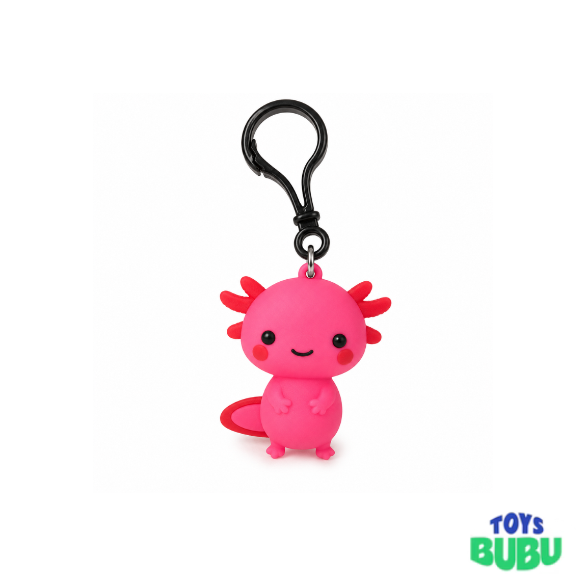 Axolotl Keychain - Assorted Colorful Axolotl Clip-On for Bags and Backpacks