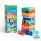 Wild Wobble! Wooden Tumbling Tower Game – Stacking Balance Game for Kids & Families