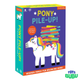 Mudpuppy Pony Pile-Up Wooden Balance Game – Stacking & Balancing Game for Kids Ages 4+