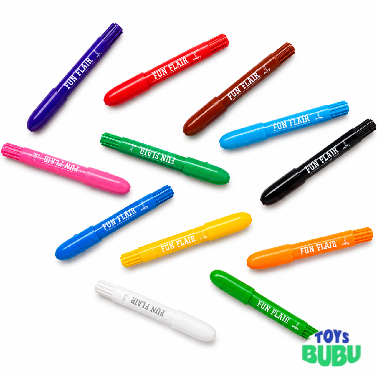 Kids Face & Body Color Gel Sticks – 12 Washable Hair and Body Art Colors