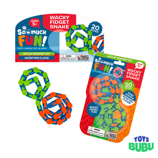 So Much Fun! Fidget Toy – Sensory Twist & Snap Fidget for Kids