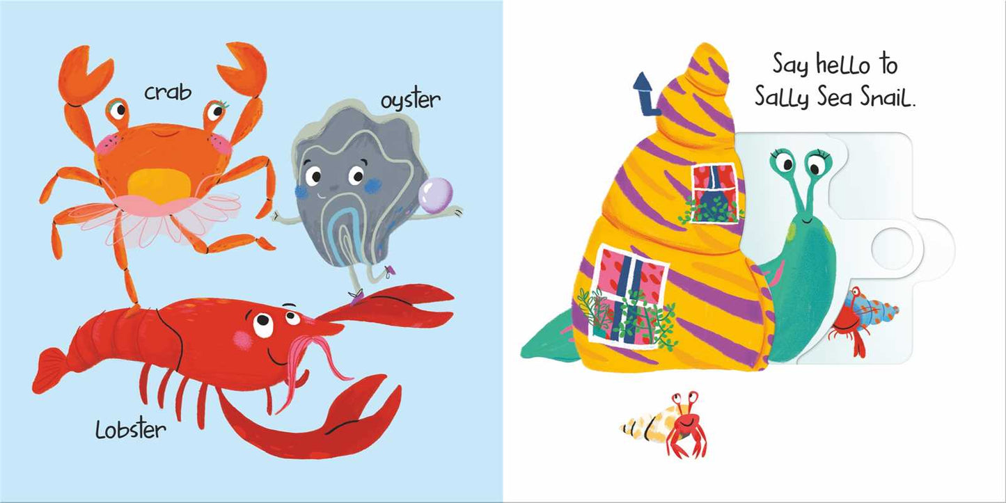 Slide and Peek In the Ocean By Little Genius Books - Early Learning Books for Infants and Toddlers