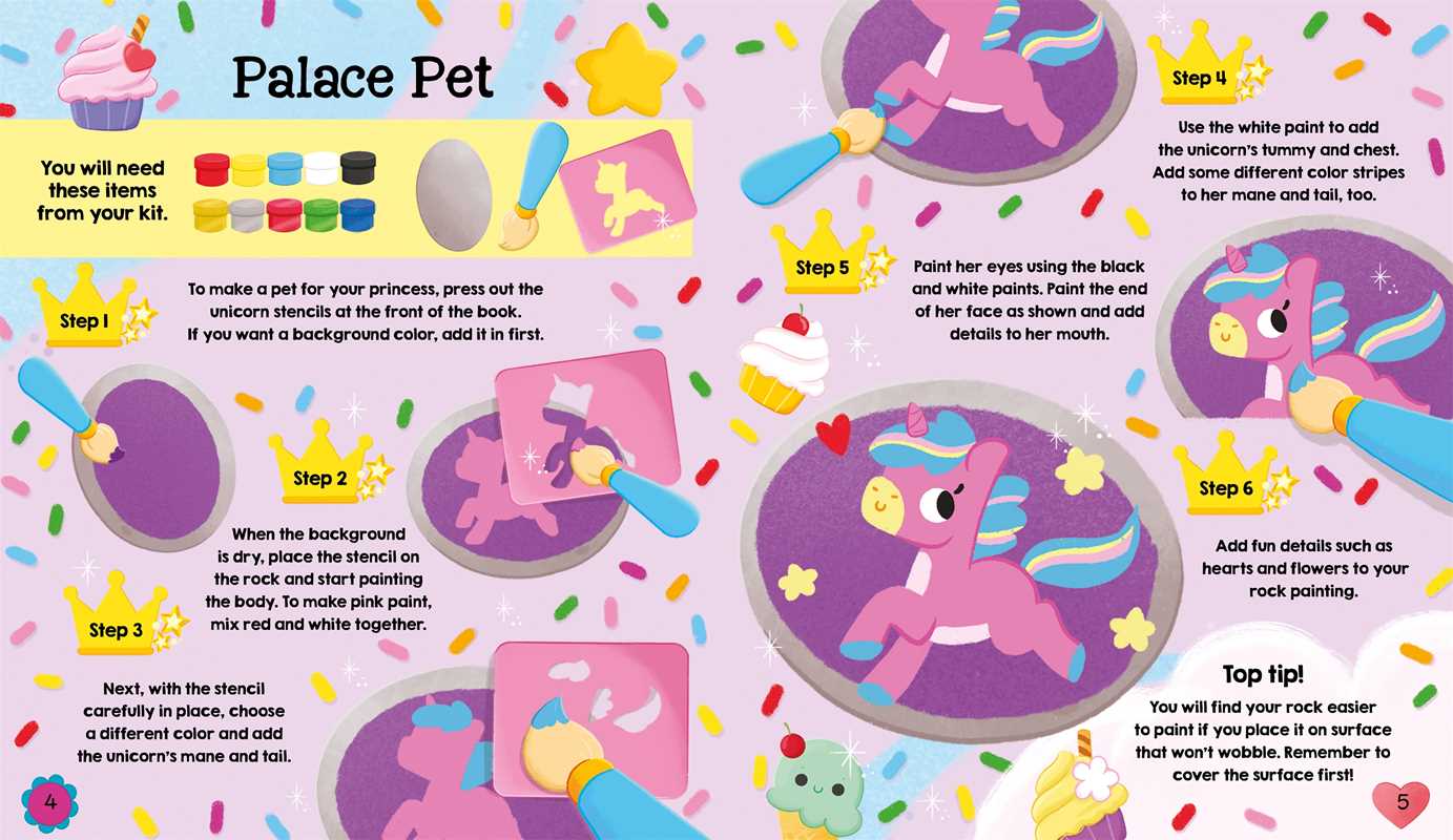 Princess Rock Painting Kit for Kids – Creative Craft Activity Set (IglooBooks)