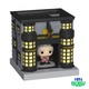 Funko Pop! vinyl figure in front of Ollivanders Wand Shop display