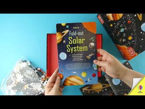Usborne Solar System Book & Jigsaw Puzzle Set for Kids – Space Learning Activity Kit